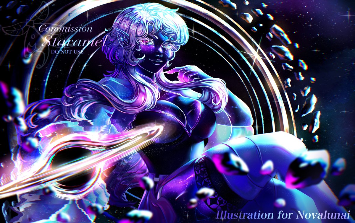 Comm for <a href="/novalunai/">Novalunai</a> ~💫🪐

#Commission #art #digitalart