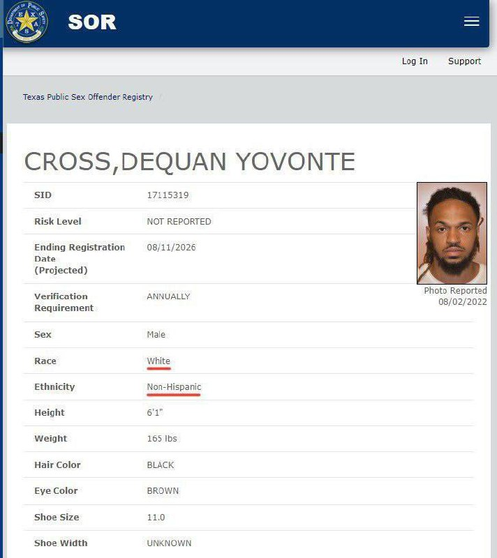 UltraDane's tweet photo. Texas Public Sex Offender Registry is loaded with these white guys. I mean loaded. https://t.co/UHykBGONqu