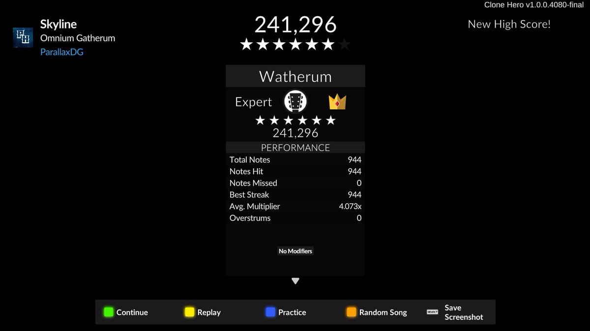 Ever since I returned to GH/RB this year I've always wanted to get an FC on this song. Thank you <a href="/MrSim6000/">ParallaxDG</a> for creating such a fun chart from my favorite album!