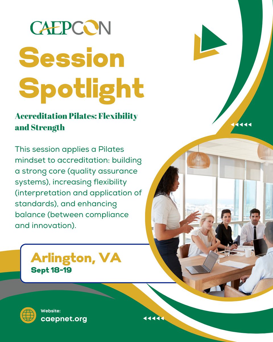Join CAEP Senior Vice President of Accreditation Malina Monaco for Accreditation Pilates: Flexibility and Strength. In today’s shifting policy landscape, Educator Preparation Providers (EPPs) must stretch, stabilize, and strengthen—balancing alignment with CAEP standards while
