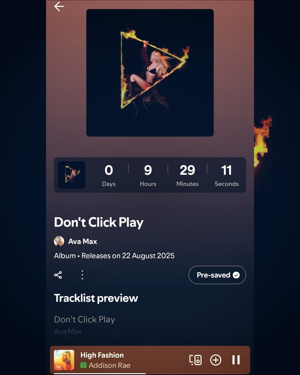 Will Swifties support pop icon Ava Max's new album 'Don't Click Play'? Out tonight!!🔥