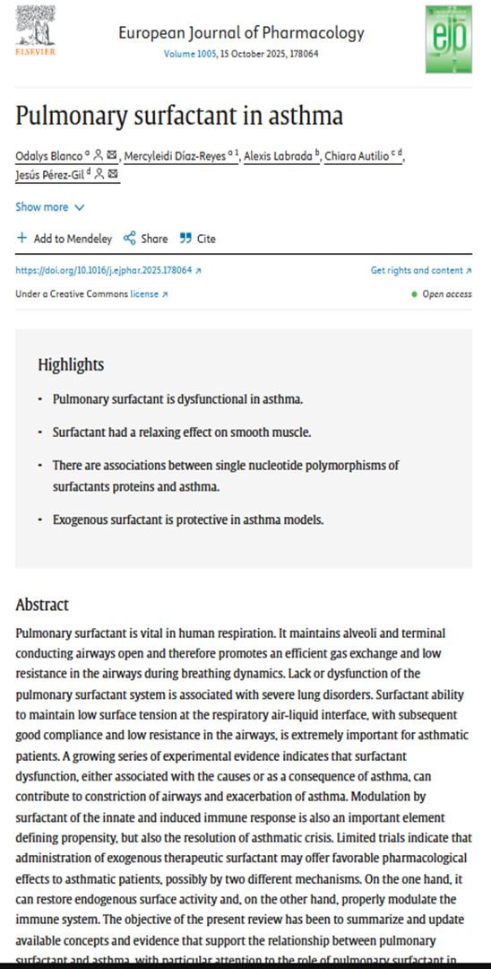 #BioCenNuestro se enorgullece de formar parte del artículo científico publicado en revista internacional de alto factor de impacto.
#NoNosDetenemos #UnidosXCuba
#CubaEstáFirme #LaLuchaNoHaCesado
#DePieYCombatiendo #CubaVencerá #SiempreJoven #ConLaFuerzaDeLaUnidad