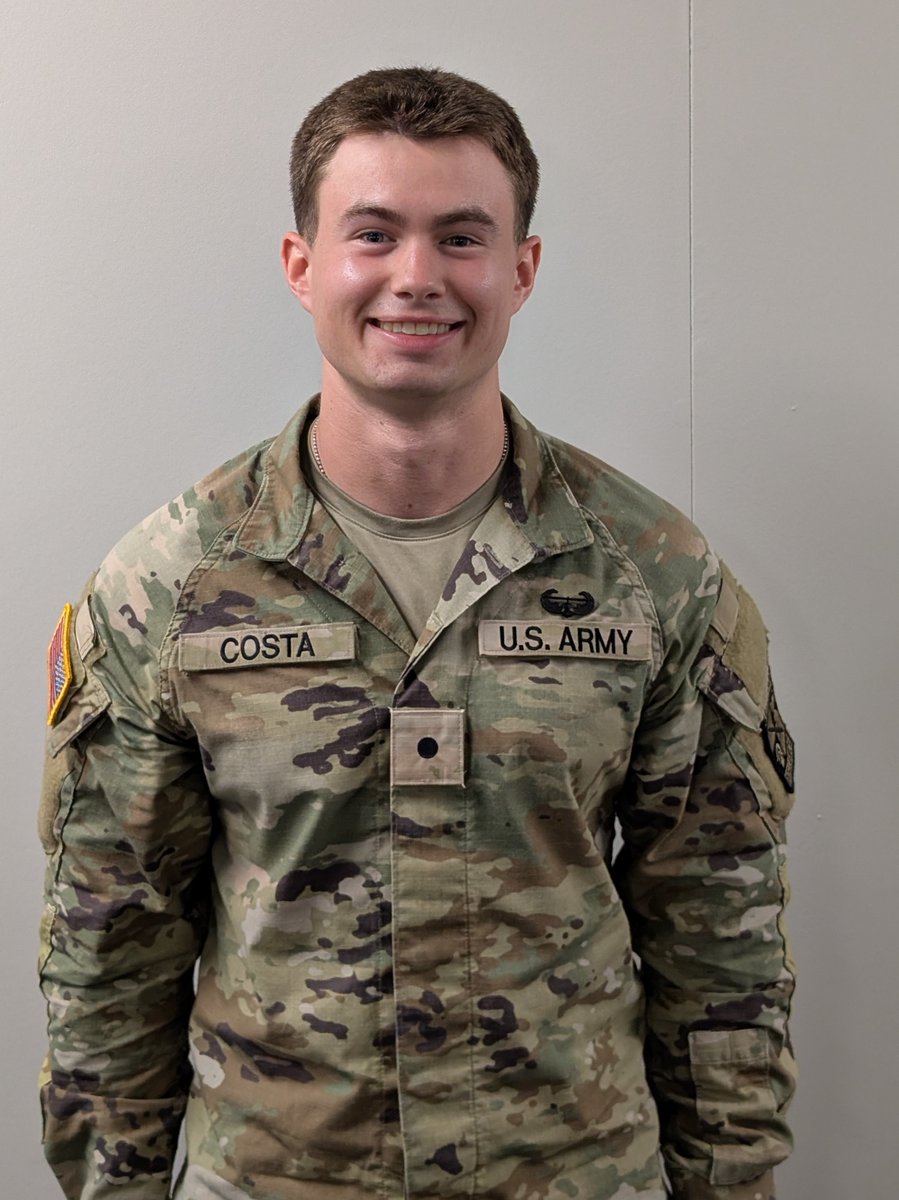 Cadet Spotlight — Meet CDT Nolan Costa!

From Cumberland, Rhode Island, Nolan studies Psychology and Finance at Providence College. He’s here to learn about leadership, career planning, and the Corps’ technical opportunities. Fun fact: he can juggle!
