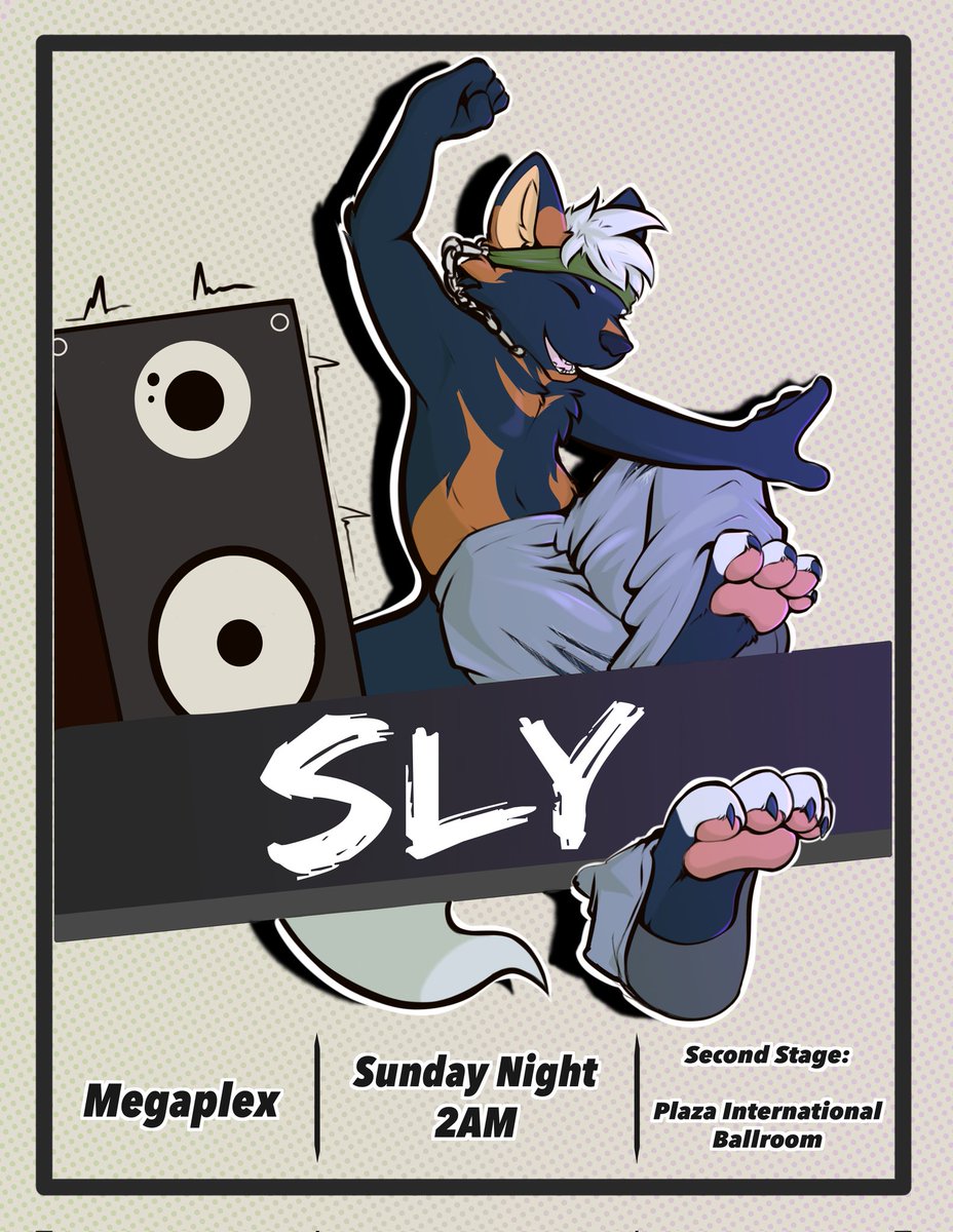 X_Fire_Darren's tweet photo. Hey! #Megaplex crew! Come catch my set this year Sunday night after the Night Market dances! 

I'll be closing the night with some mixed-genre madness, so save a little energy for me! 

💚🖤🧡

🎨 - @ScottyDoesStuff (thank you again for squeezing me in last minute https://t.co/4uwFF9sNdX