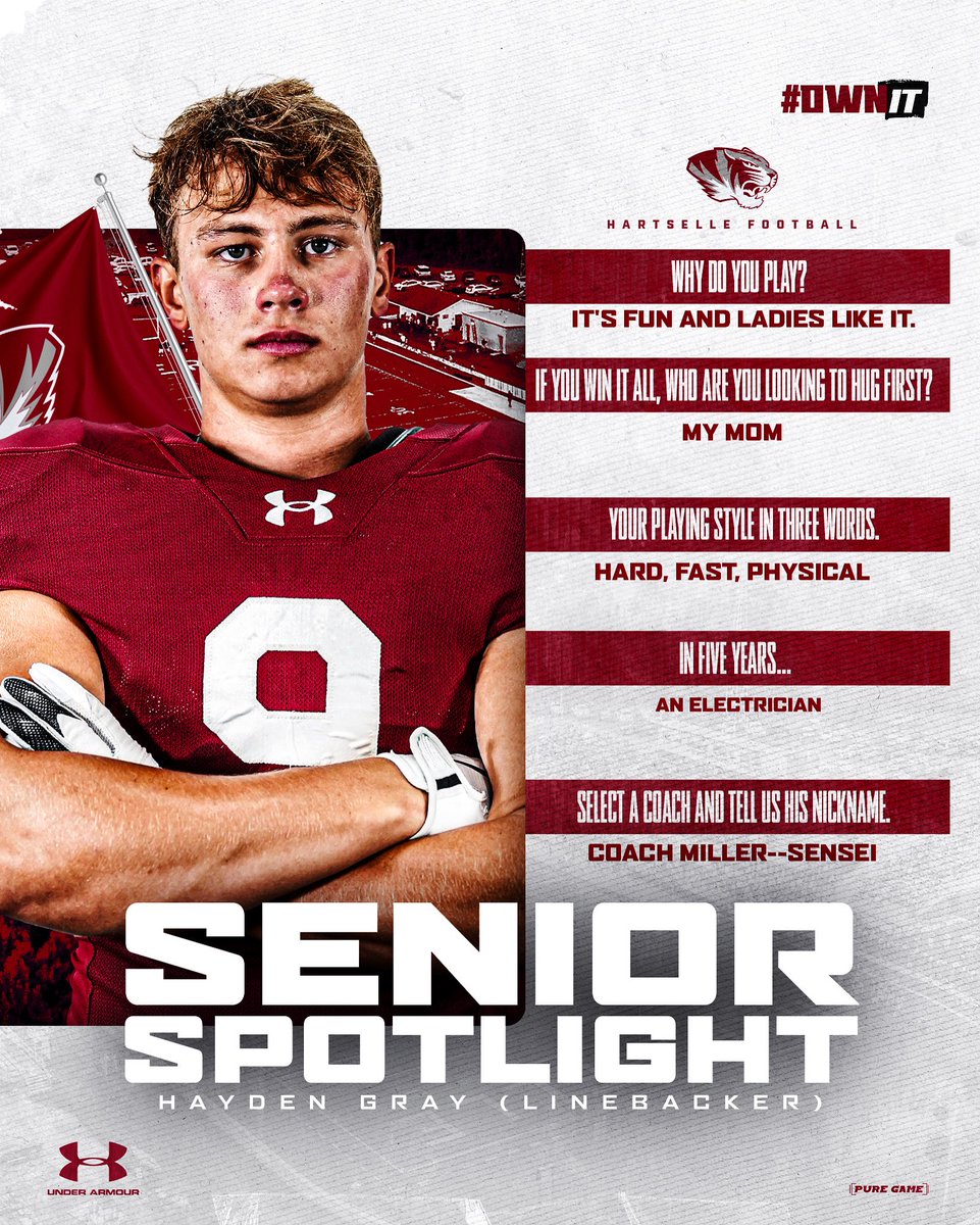 Watch for your favorite senior throughout the season. #OwnIt