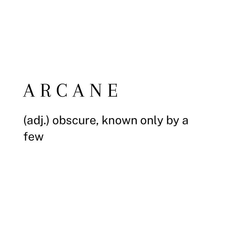 wordsporn's tweet photo. ARCANE https://t.co/4SFNCnPmvB