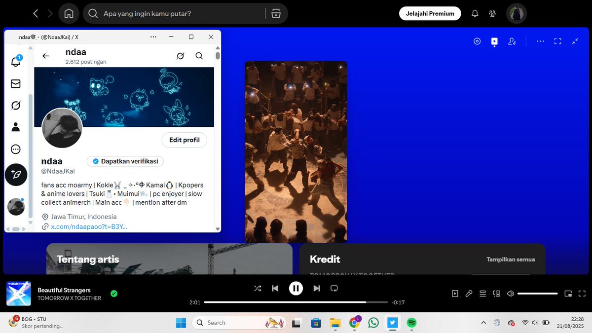 NdaaJKai's tweet photo. #STREAMING #TXT #투모로우바이투게더 #TOMORROW_X_TOGETHER #TAEHYUN
#TXT12 #TheStarChapterTOGETHER #TheStarChapter #TOGETHER
#BeautifulStrangers #BeautifulStrangers1stWin #TXT27thWin
#BirdOfNight #Frost #GrowingPain https://t.co/wxB3dotBFF