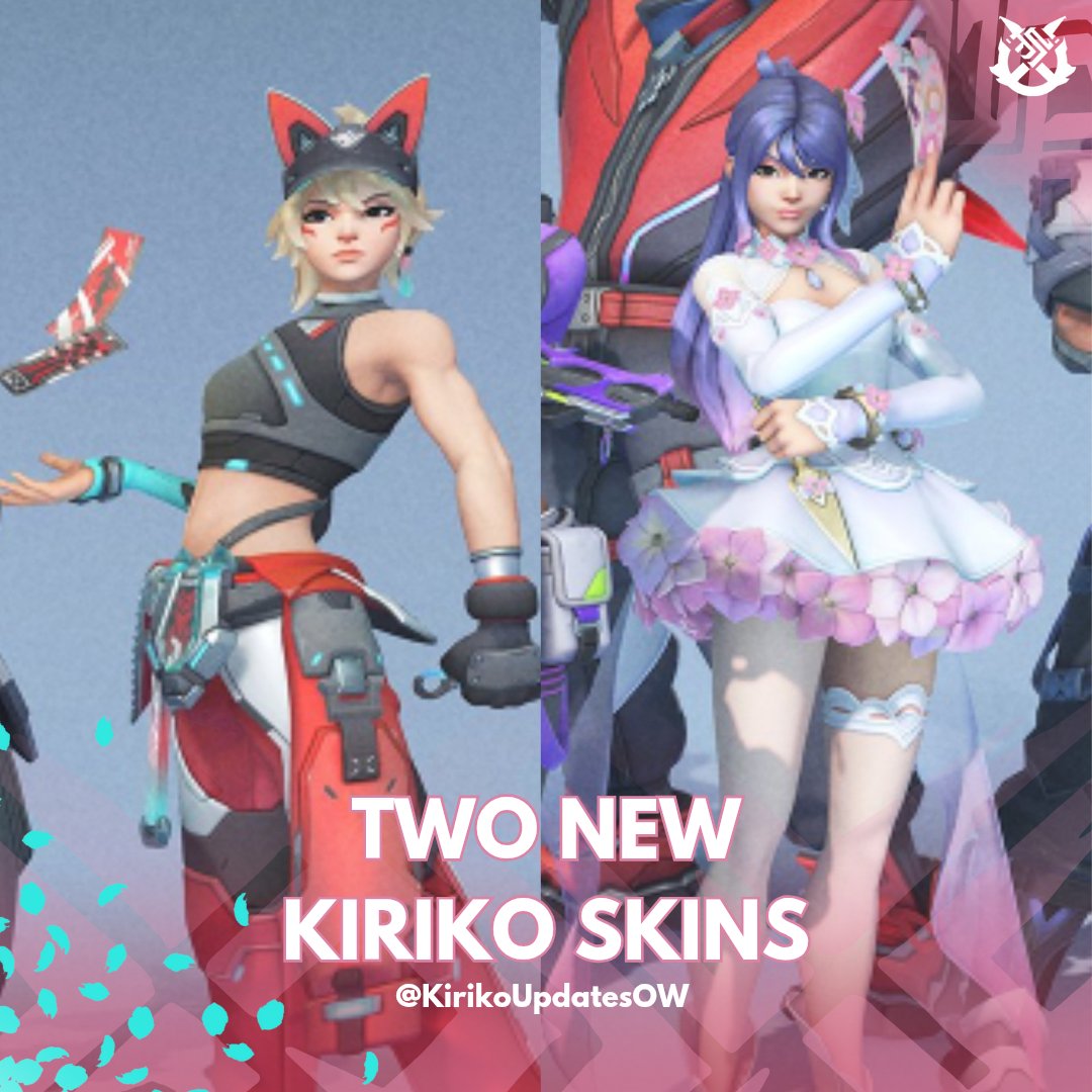 Kiriko gets 2 NEW SKINS in Season 18! 🦊 Left is Battlepass, Right