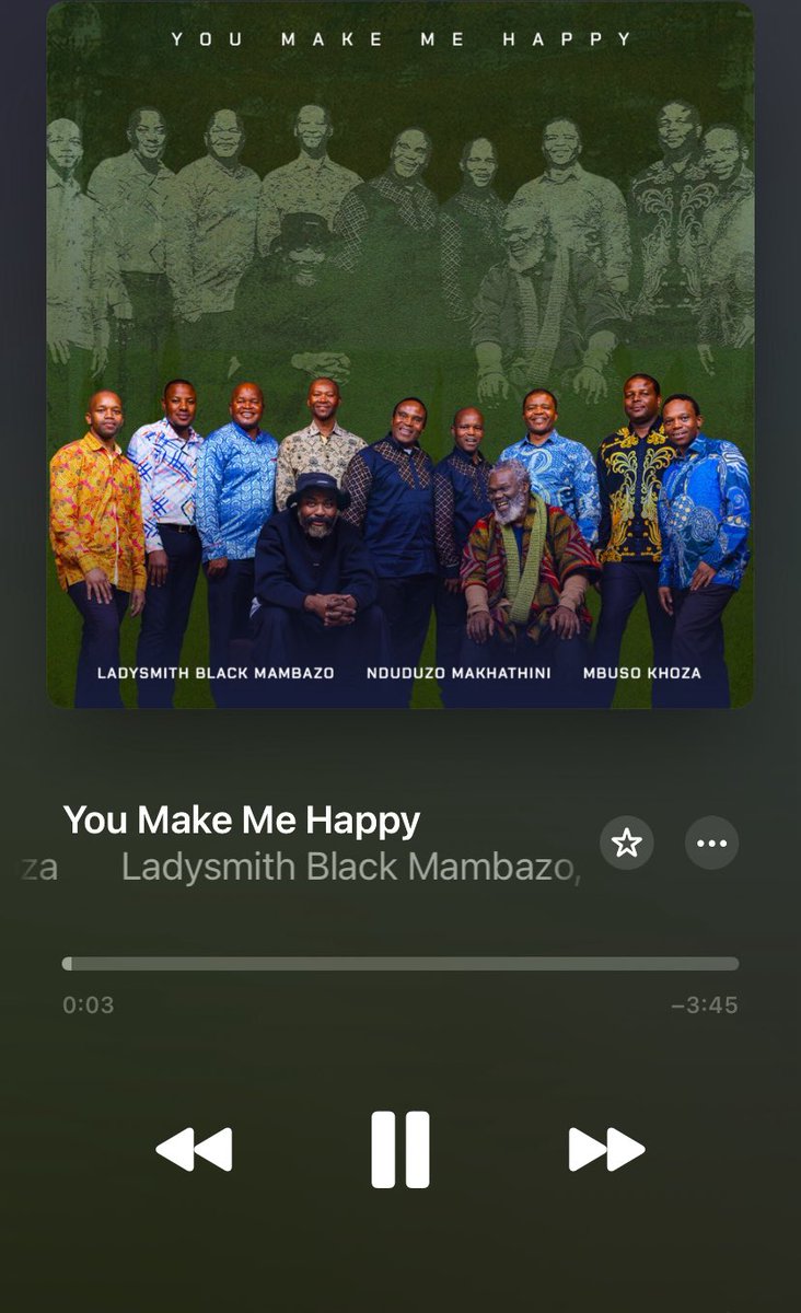 This song has been on repeat this week in my car and home! What a beautiful homage to love <a href="/nduduzomakh/">Nduduzo Makhathini</a> <a href="/mbusokhozainsti/">Mbuso Khoza</a> <a href="/therealmambazo/">Ladysmith Black Mambazo</a>