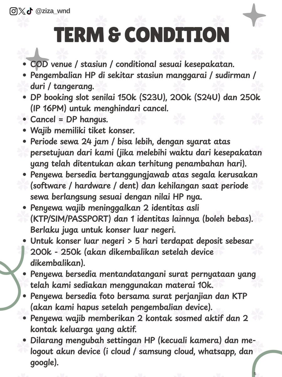 ziza ᥫ᭡ | rent hp IP17PM IP16PM S25U S24U S23U🇮🇩 tweet media
