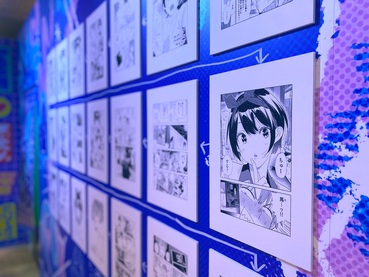明日からの #彼女お借りします #青春と彼女 展 in原宿へ

描き下ろし漫画からパンチングマシン、プリクラまであって楽しかったです💙 