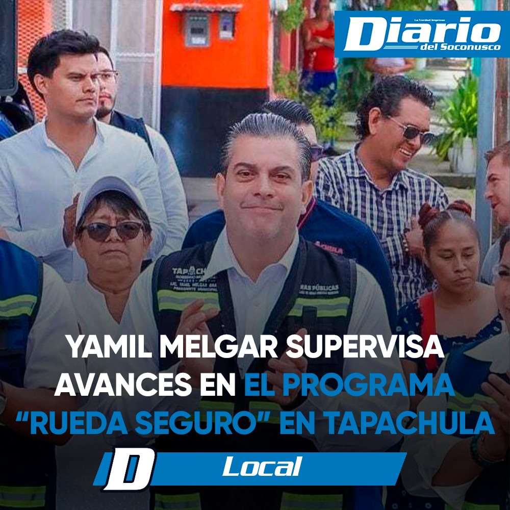 DiarioSoconusco's tweet image. 🚧🚦✅ El alcalde Yamil Melgar supervisó el mantenimiento vial en la 7ª avenida Sur (Par Vial), donde destacó que el Programa “Rueda Seguro” avanza para garantizar seguridad vial a la población. #DiarioDelSoconusco

📌 M de R
🔗 diariodelsoconusco.com/yamil-melgar-s…

#Tapachula #RuedaSeguro