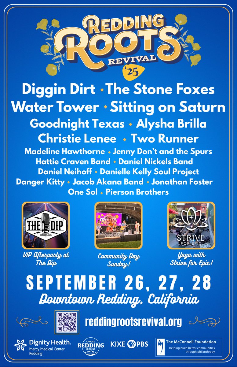 Hey NorCal Music Lovers! Have you connected with <a href="/reddingroots19/">reddingrootsrevival</a> yet? We love what they're bringing to Downtown Redding! Check out their incredible lineup and get your tickets now! aftontickets.com/event/buyticke…