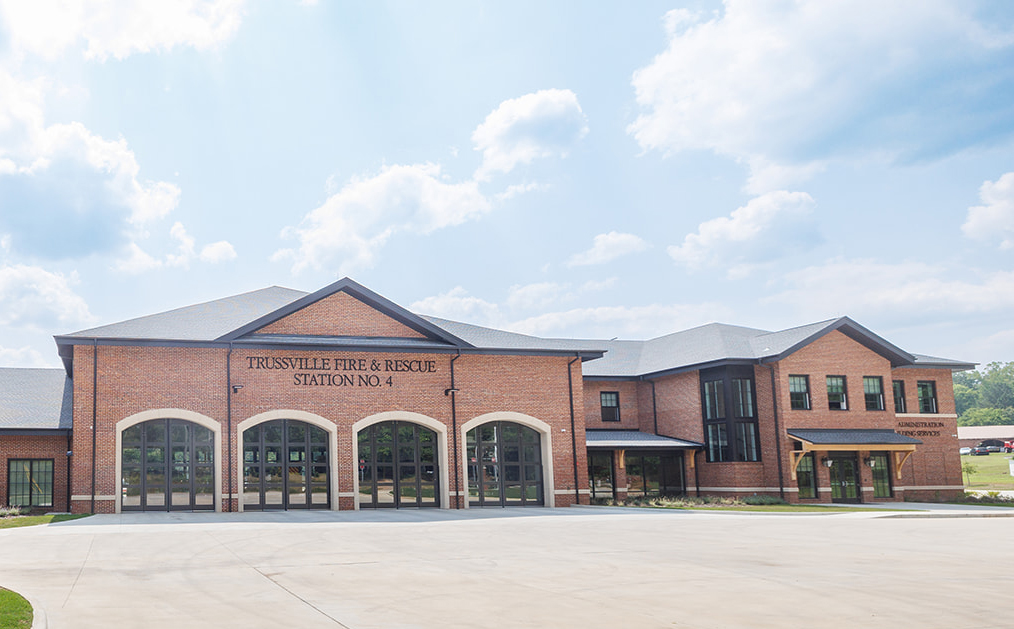 Take a look around Trussville Fire &amp; Rescue Station No. 4! The 29,000 SF building houses the Fire Department Headquarters, City Inspection Services, and Station No. 4 all under one roof: turnerbatson.com/portfolio/trus…