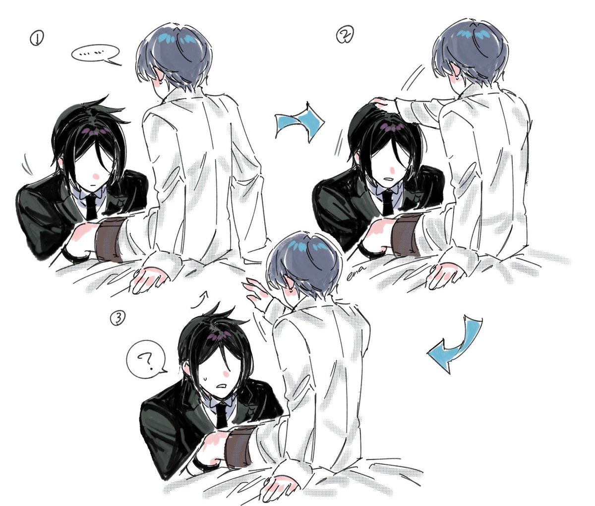 ena's art dump (@ena33333333) on Twitter photo sebastian's three rebellious ahoge strands (?) sebastian's three rebellious ahoge strands (?)