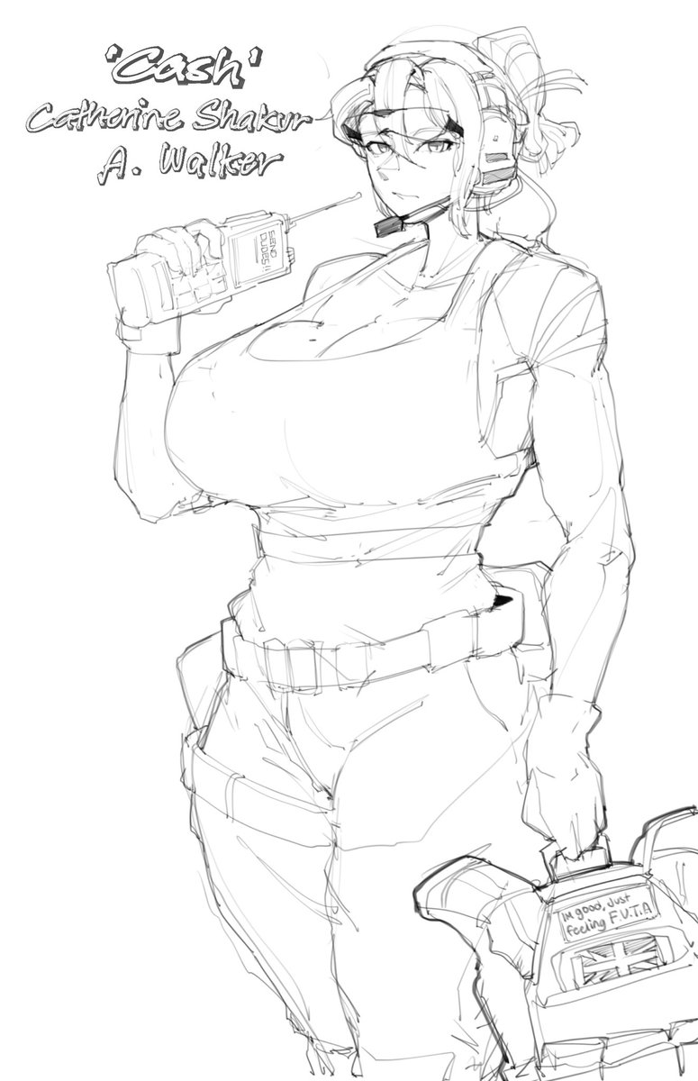 LittleClevie (@littleclevie) on Twitter photo Operator gal OC Operator gal OC