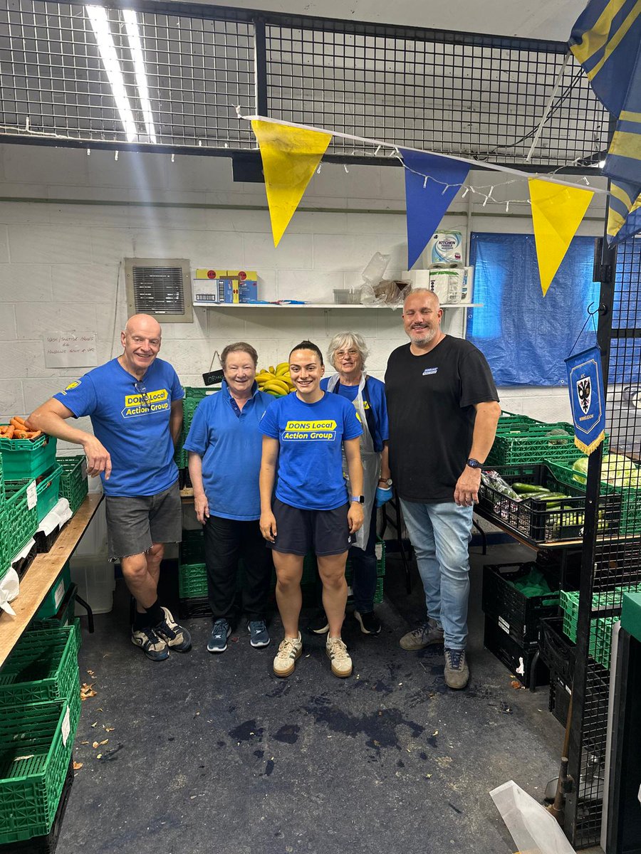 On Tuesday, Andy, Sally, Rosie, Evelyn and Tim were at The Cappagh DLAG Hub. 

Rosie has spent the last 3 weeks with us after she called to ask if she could help as she had some spare time. Rosie has just started her 9th season in <a href="/afcw_women/">AFC Wimbledon Women</a>  Thanks Rosie and good luck for the