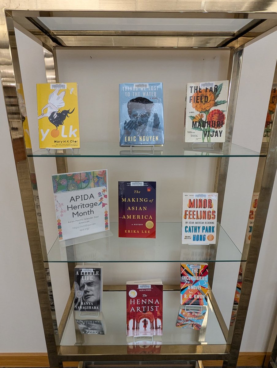 clarkelib's tweet photo. Asian Pacific Islander Desi American (APIDA) Heritage Month is typically celebrated in May( to give this display a bit more time being seen by folks, we slide it in to the start of the academic year). It recognizes their histories, cultures, and contributions. https://t.co/OOcjSCIY4G