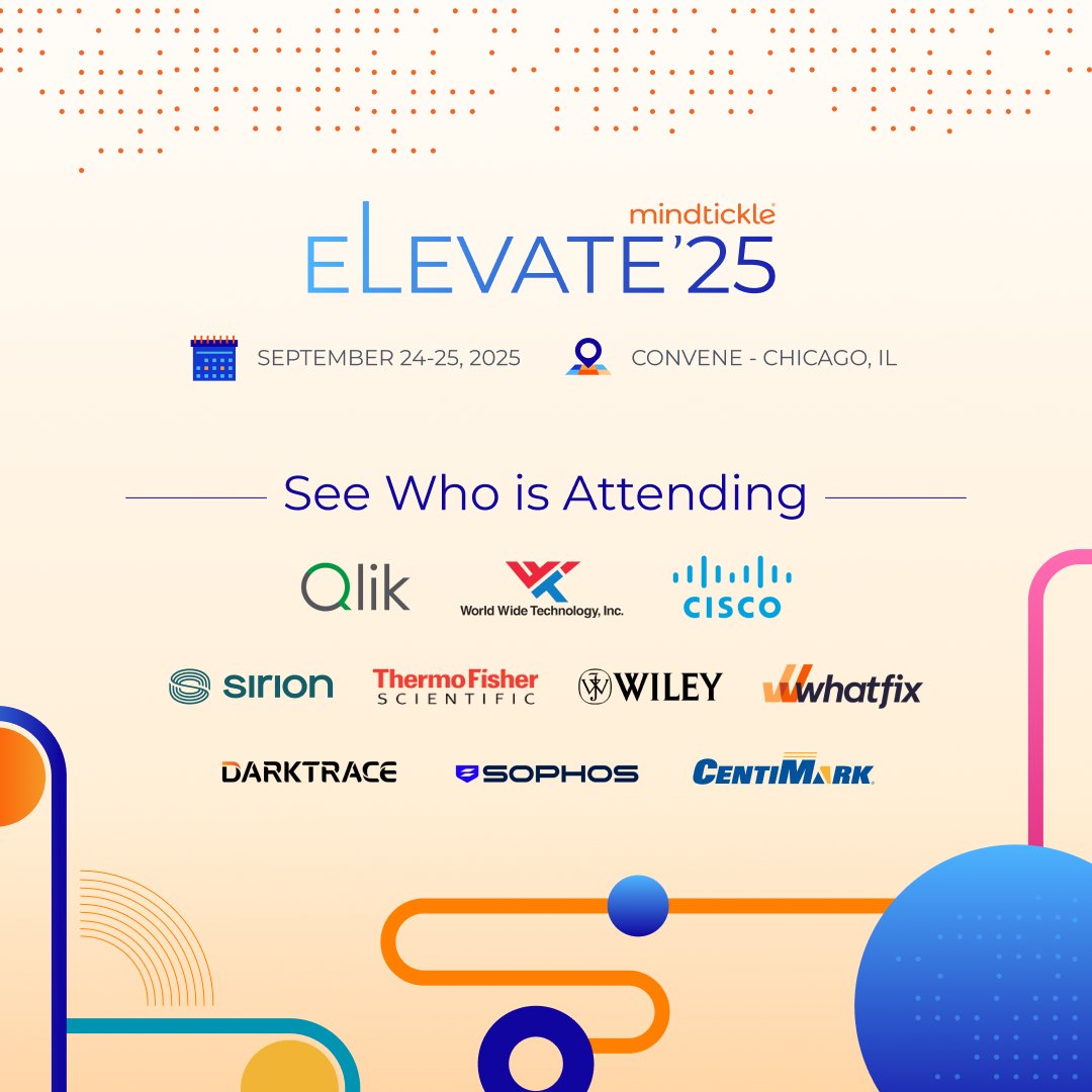 🚀 The #Elevate25 agenda is live!
 ✅ Cisco on driving billions in pipeline with AI role-plays
 ✅ Ford on AI-powered coaching
 ✅ Leaders from Thermo Fisher, OneStream, Darktrace &amp; Qlik sharing what’s working (and what’s not)
Don’t miss it 👉 okt.to/sO21qU