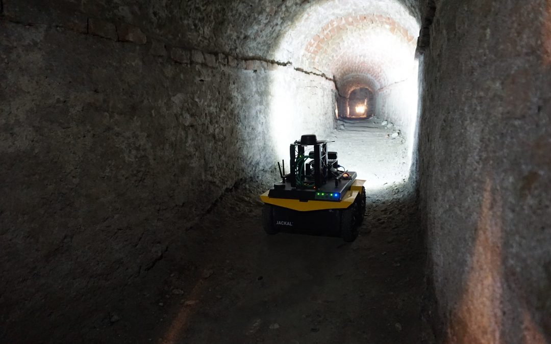 clearpathrobots's tweet image. Researchers from PIC4SeR at Politecnico di Torino sent Jackal on a mission to navigate and document previously inaccessible sections of the Pietro Micca Museum underground tunnels in Turin, Italy.
Learn more about Jackal's Italian summer adventure: ow.ly/euwj50WJC88