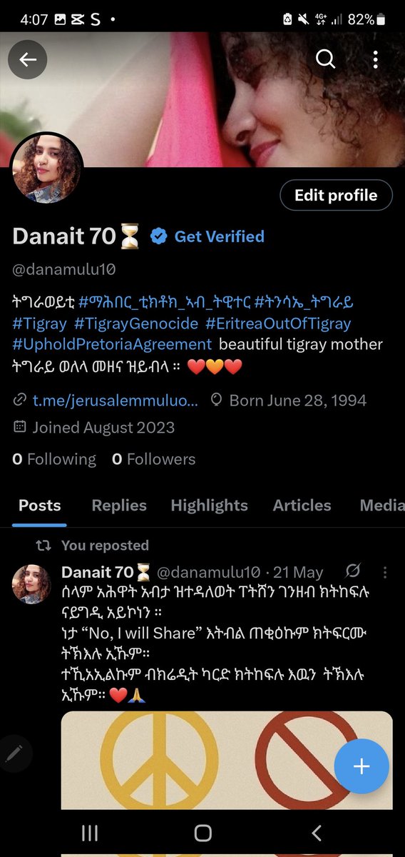 Danait 70⏳ (@danaity70) on Twitter photo My <a href="/X/">X</a> my account has been <a href="/Danait70/">Danait 70⏳</a> <a href="/danamulu10/">Danait 70⏳</a> suspended incorrectly. Please could you unlock the account? Many thanks. Twitter <a href="/SpaceX/">SpaceX</a> account has been suspended meanwhile we will keep fighting until Tigray is free ✊🏿 My <a href="/X/">X</a> my account has been <a href="/Danait70/">Danait 70⏳</a> <a href="/danamulu10/">Danait 70⏳</a> suspended incorrectly. Please could you unlock the account? Many thanks. Twitter <a href="/SpaceX/">SpaceX</a> account has been suspended meanwhile we will keep fighting until Tigray is free ✊🏿