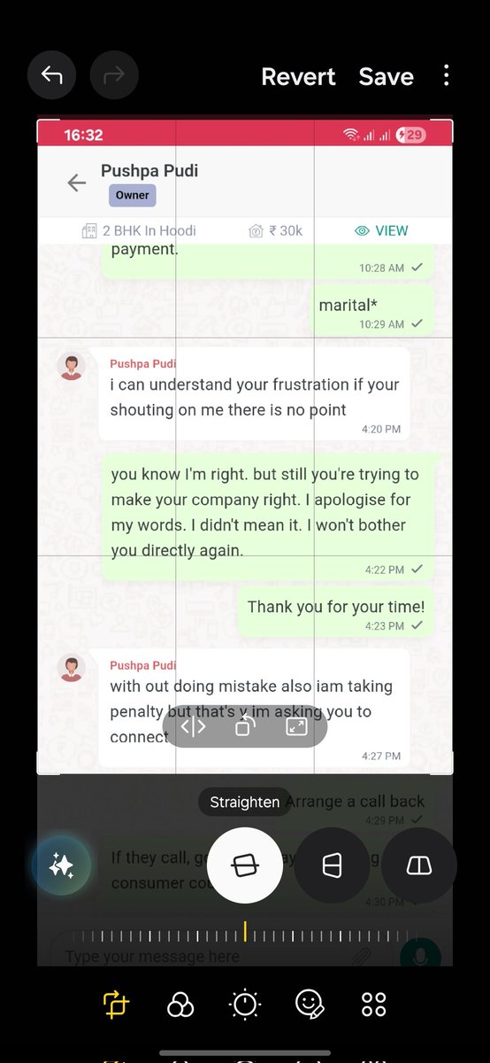 ratnesh_rohit's tweet photo. @NoBrokerCare Be reasonable. You're accountable in this matter. You've penalized your RM for this mistake. I have talked to her and shared a screenshot too. I have so many reasons but you're not giving me one! https://t.co/05E7WgjXTS