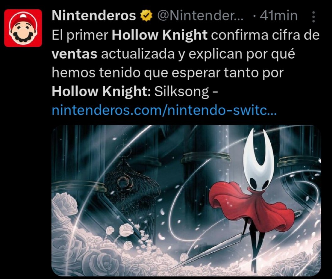 15 millones de copias vendidas!!!🥇 Cuando un videojuego es bueno vende. No importa si sale en tu servicio de subscripción favorito! 👍😎.x.com/Nintenderos/st…