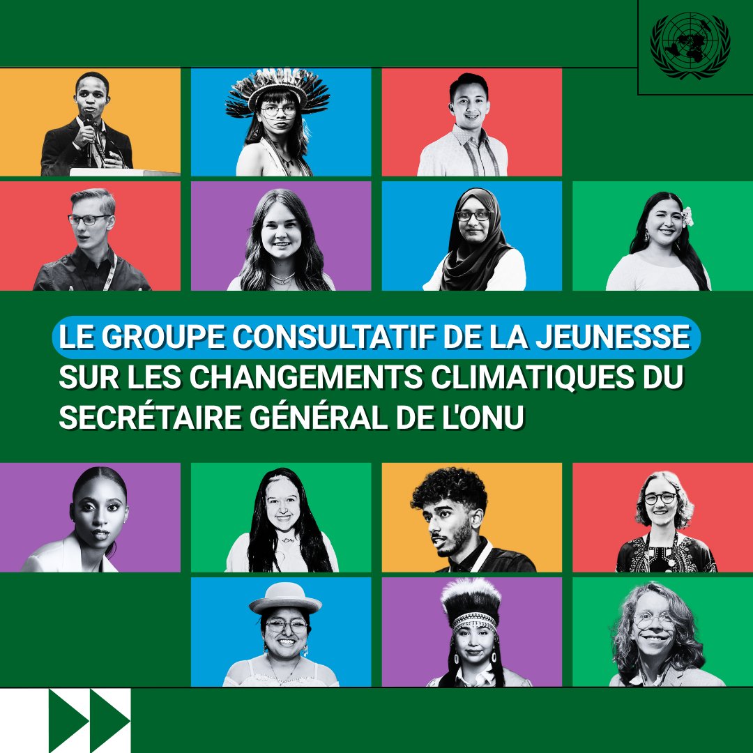 ONU Rép du Congo (@un_congo) on Twitter photo Le SG <a href="/ONU_fr/">Nations Unies (ONU)</a> <a href="/antonioguterres/">António Guterres</a> a annoncé la nomination de 14 jeunes leaders du climat qui forment la 3è cohorte de son Groupe consultatif de la jeunesse sur les changements climatiques. Cette année marque le 10è anniversaire de l'Accord de Paris. Le SG <a href="/ONU_fr/">Nations Unies (ONU)</a> <a href="/antonioguterres/">António Guterres</a> a annoncé la nomination de 14 jeunes leaders du climat qui forment la 3è cohorte de son Groupe consultatif de la jeunesse sur les changements climatiques. Cette année marque le 10è anniversaire de l'Accord de Paris.
