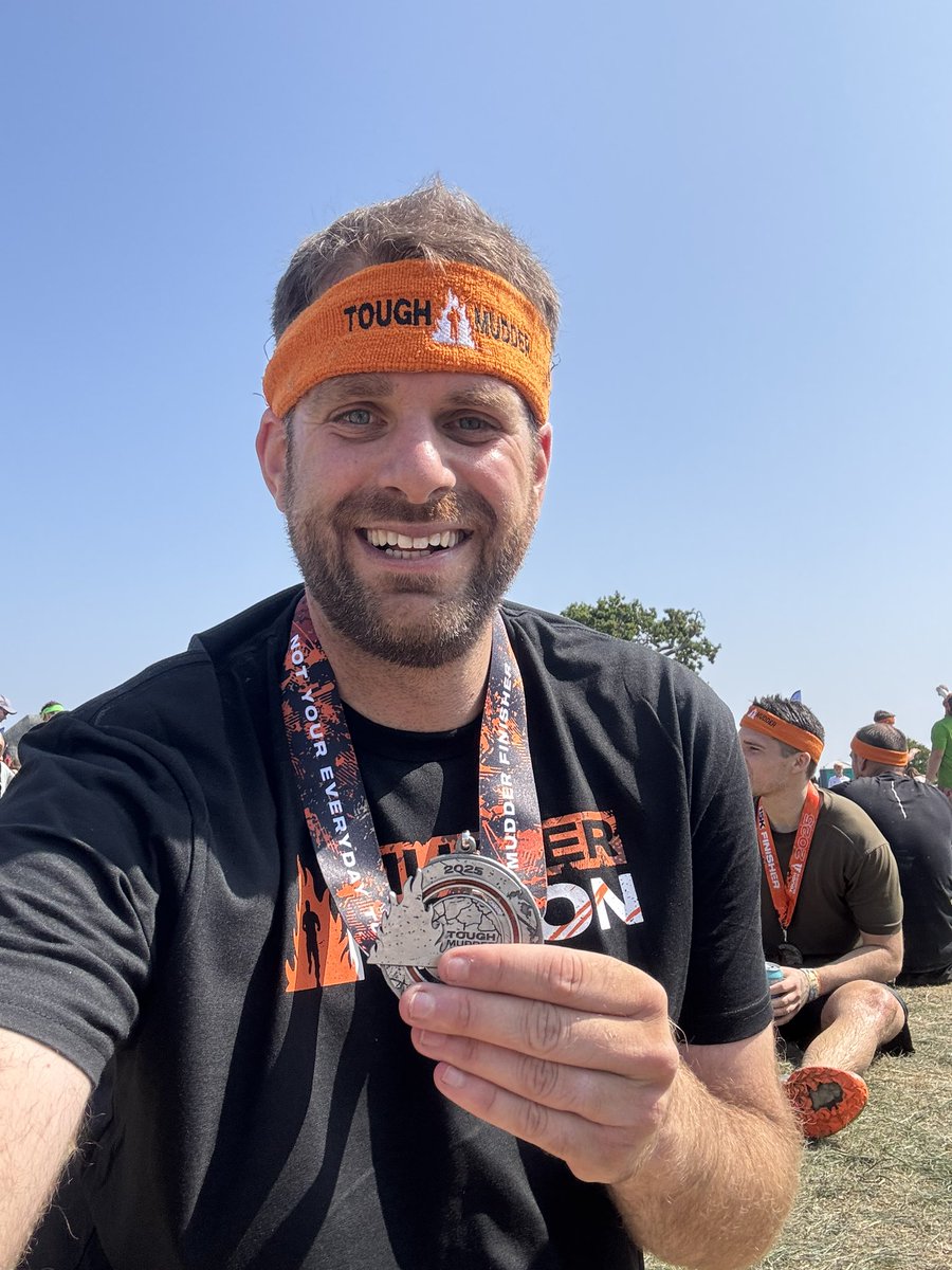 TheRizzle_'s tweet photo. Proud of myself for this one and realised I have more mental toughness than I give myself credit for! 

Hardest yet best thing I have ever done

Tough Mudder 2025 ✅ https://t.co/yHOavaaNU3
