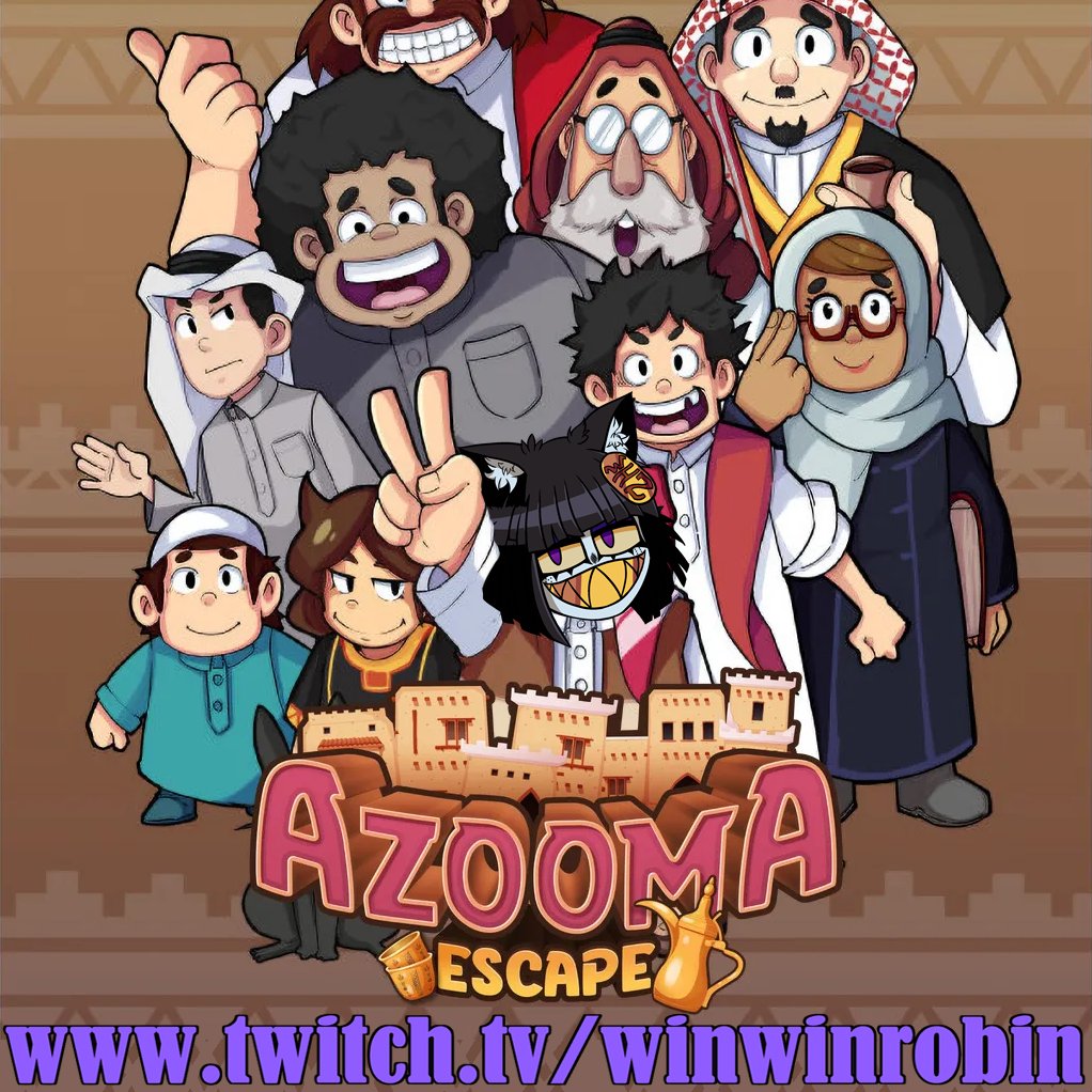 In 1 hour we will be playing Azooma Escape! Get in loser, we're going to Saudi Arabia! But the issue is, we're stuck at a family gathering while we just wanna be a true gamer at home...Time to sneak and run for our very, uh, lives?