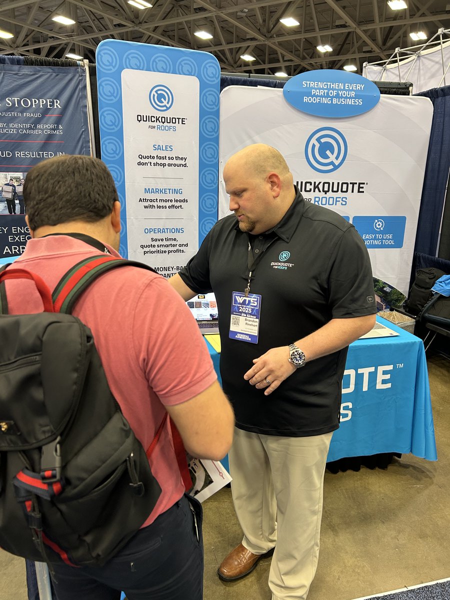 AletheiaDig's tweet photo. 🚨 We’re live at #WinTheStorm2025!

The Aletheia Digital team is at Booth 803 B with our partner QuickQuote for Roofs.

Stop by today to see how smart marketing + QuickQuote can fuel your growth. Let’s make your marketing roar.

#AletheiaDigital #RoofingMarketing #LeadGen https://t.co/jRkOOZ1t93