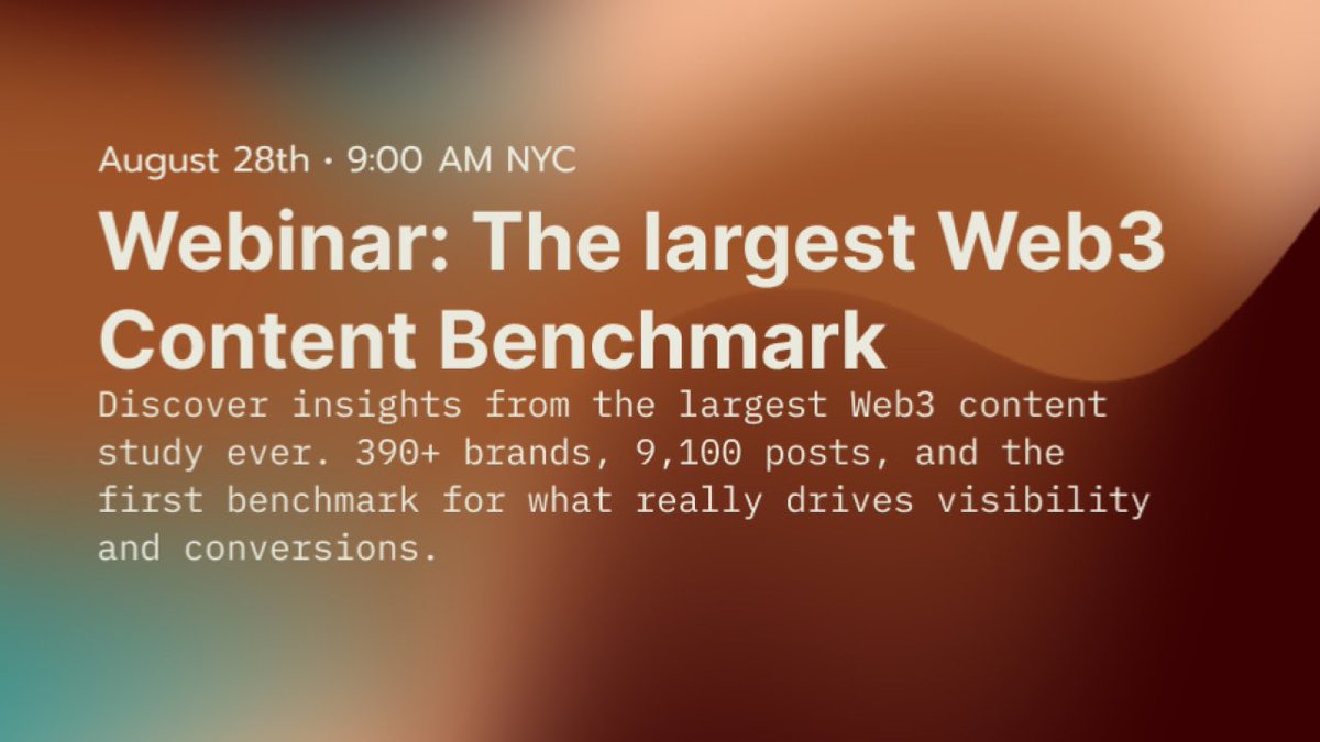 Blockchain teams are spending $5K+ a month on content…
But here’s the hard truth: Most of it vanishes without impact.

We analyzed 390 blockchain brands and 9,100+ posts to uncover:

Who’s really being read — and who’s ignored
The 3 costly mistakes killing content ROI
What