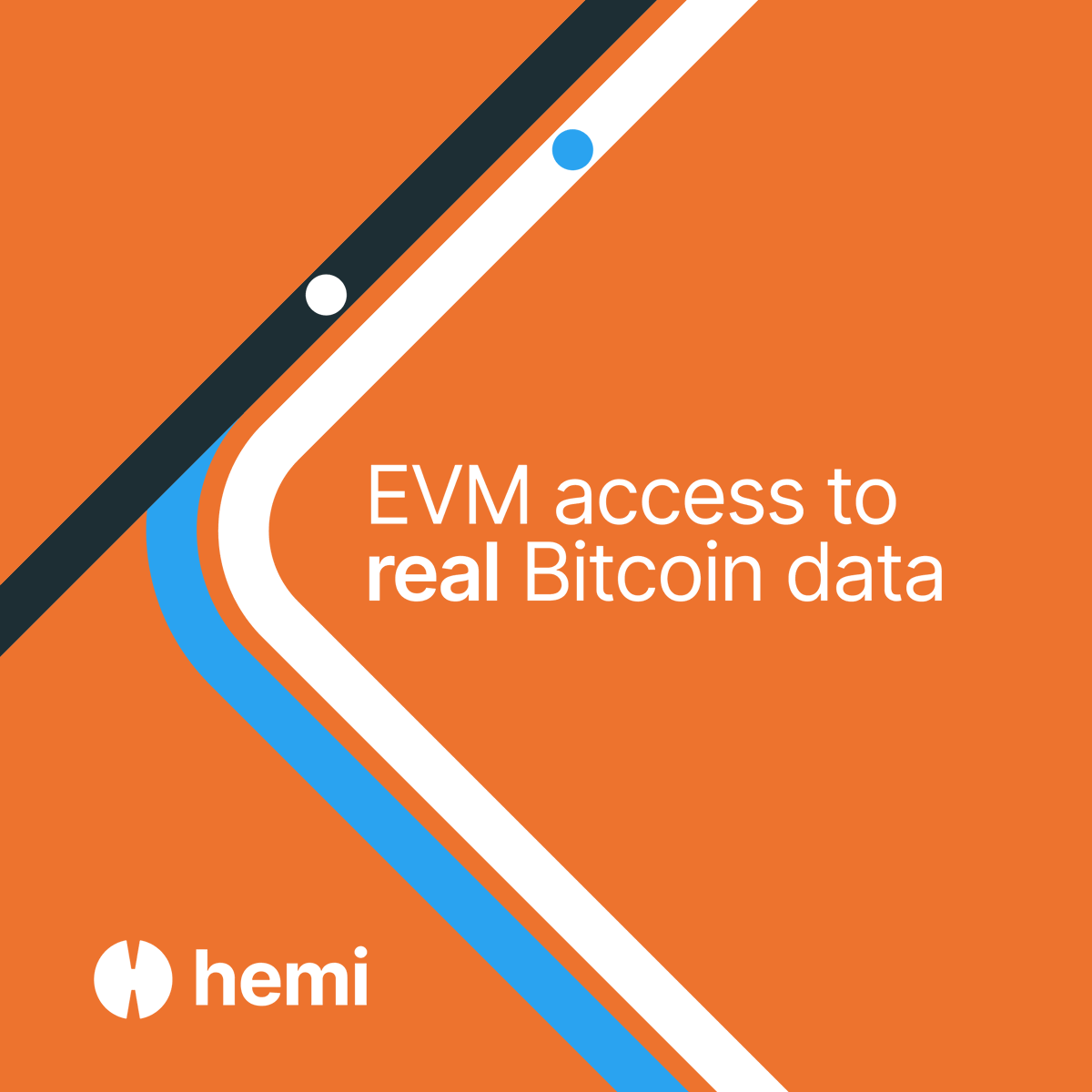 hemi_xyz's tweet photo. Developers can now build EVM apps that access Bitcoin block data directly.

With the hVM, you get real Bitcoin state: block headers, transactions, and PoW finality.

Composable Bitcoin isn’t theoretical anymore. It’s here. https://t.co/BUMs17yhzh