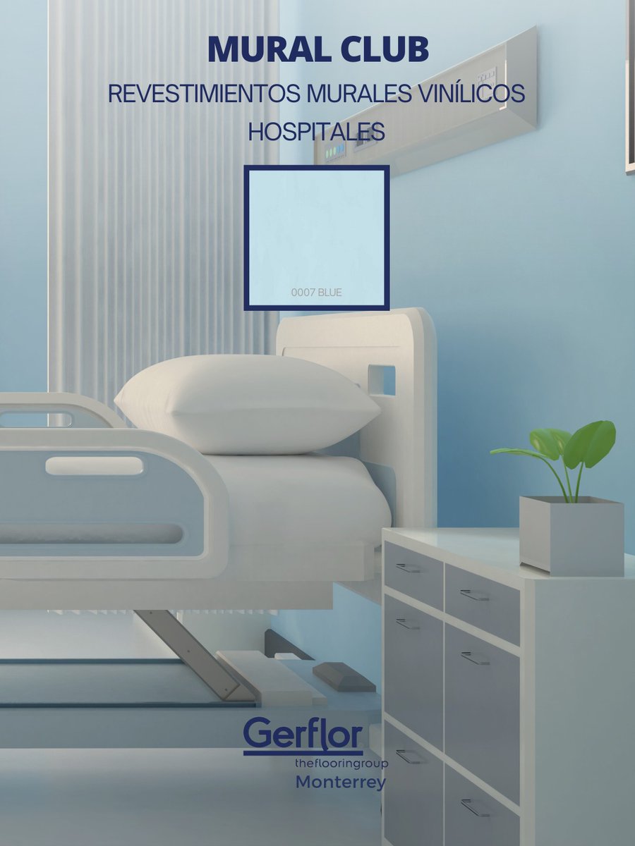 MURAL CLUB de Gerflor 
Recubrimientos para paredes 100% antibacterianos 

- Diseñado para entornos sanitarios
- Alta resistencia al tráfico peatonal 
- Recomendado en áreas del hospital, desde pasillos, habitaciones, hasta áreas de quirófano

Cotiza  📲

#sincoflooringsolutions