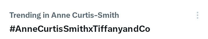 _jeancayanan's tweet photo. Trending na!! 
@annecurtissmith 

ANNE SPARKLES WITH TIFFANY
#AnneCurtisSmithxTiffanyandCo https://t.co/cApEpCCUmt