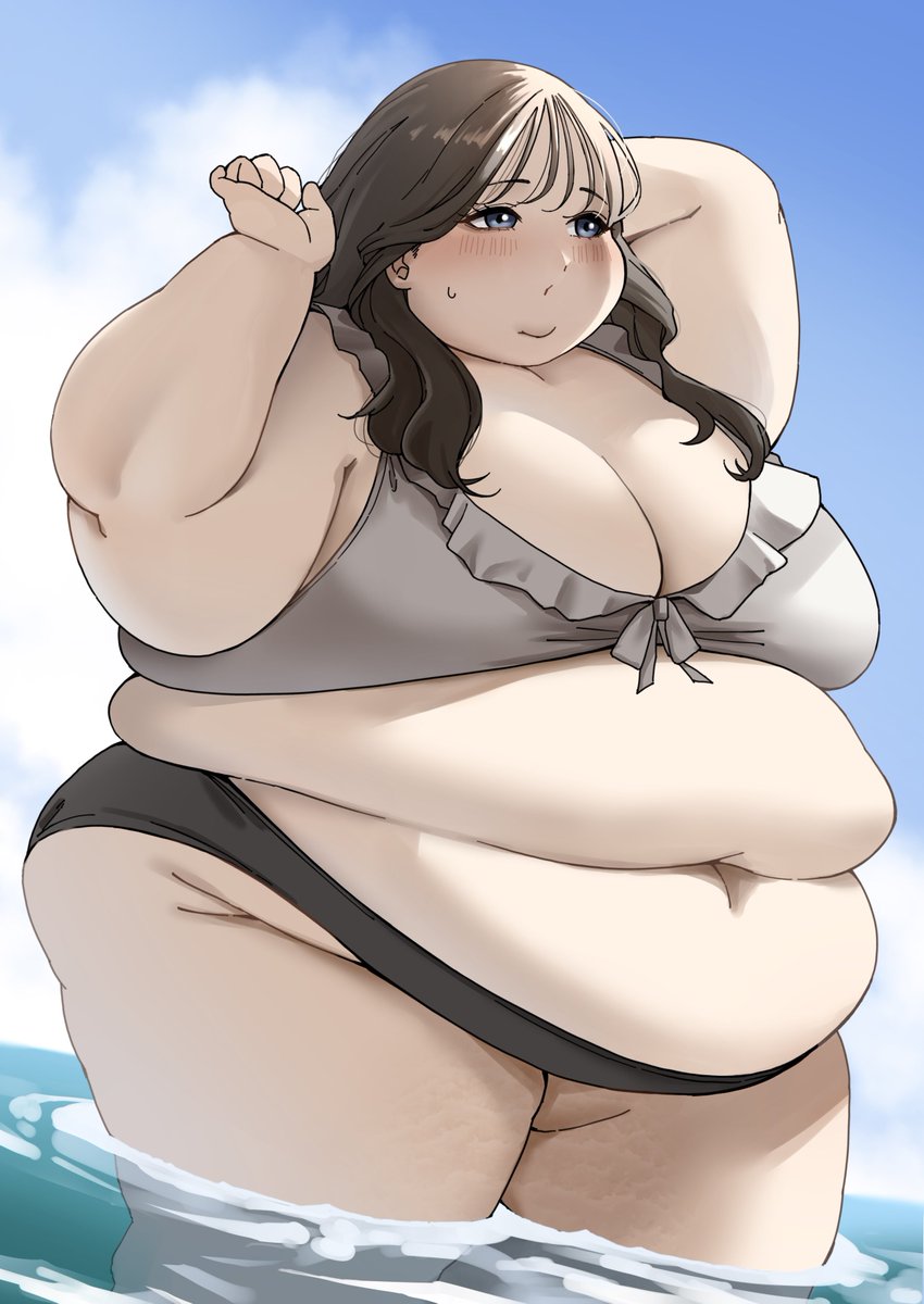 優奈さん in the sea