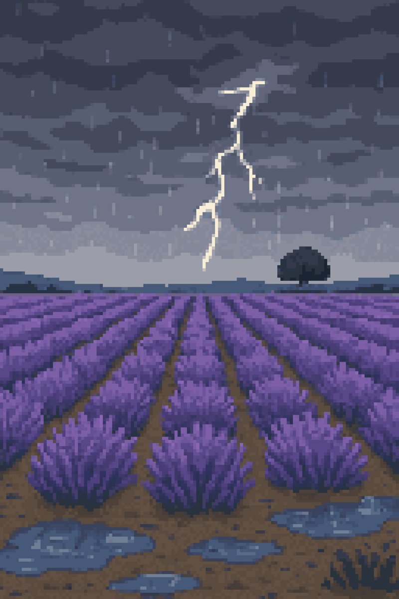 lavender field in 4K