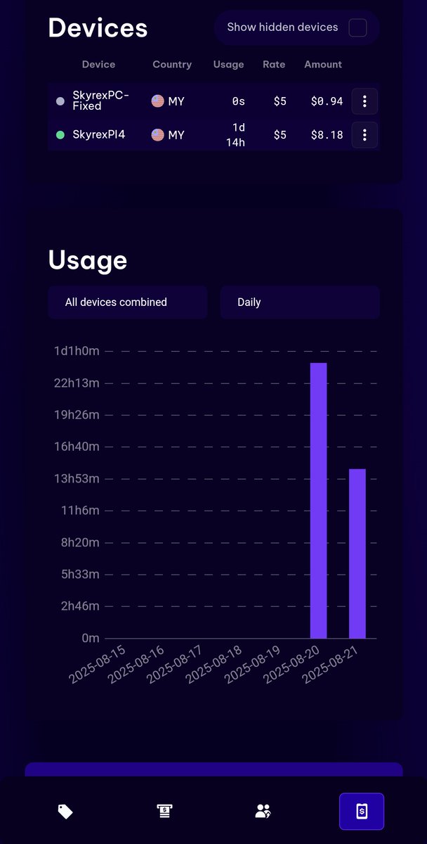 skyrexidot's tweet photo. EarnApp has been changed to Pay-per-Time. Seems like promising to get $5/month since my device using RPi 4 right now been online 24/7 rather than before Pay-per-GB depending on demand.

Interested? Join link below to participate and install on your device.
https://t.co/f6DroBgr9R https://t.co/vfKVRho46V