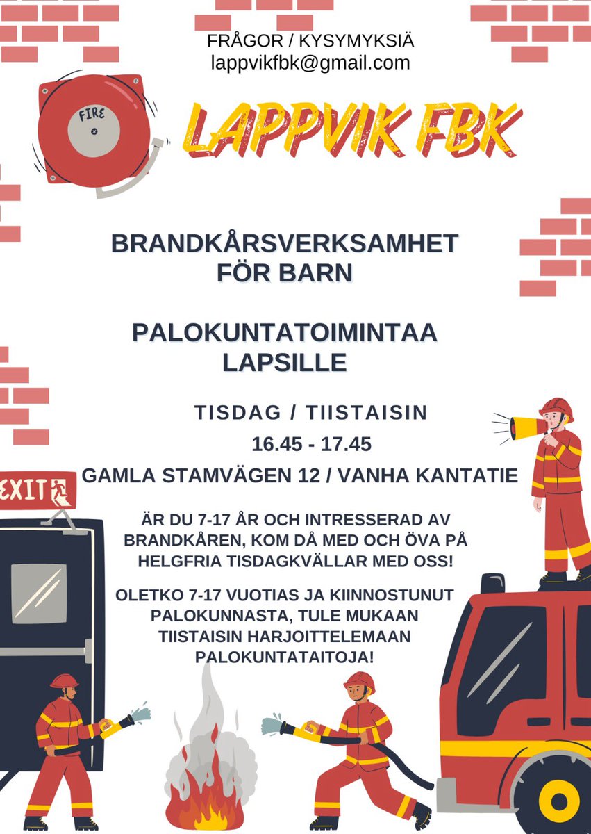 LappvikF's tweet photo. Ungdomsavdelningens övningar drar igång nästa vecka 26.8 kl 16.45! 

Nuoriso-osaston harjoitukset alkavat ensi viikolla 26.8 kl 16.45! https://t.co/BCGVwKJMiK