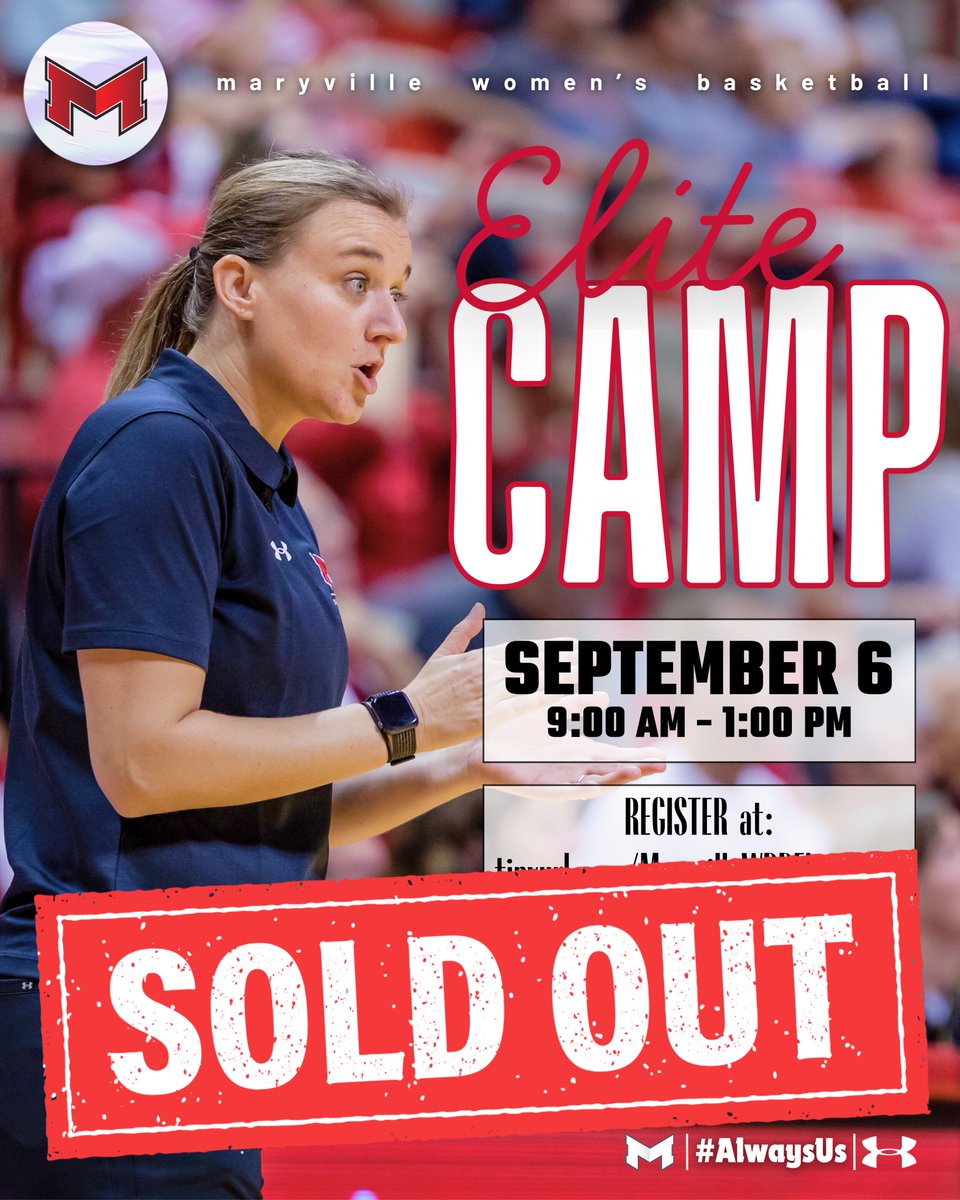 SOLD OUT

Elite Camp is officially sold out!

We can't wait to see all the talent in the gym on September 6!

#BigRedM | #AlwaysUs