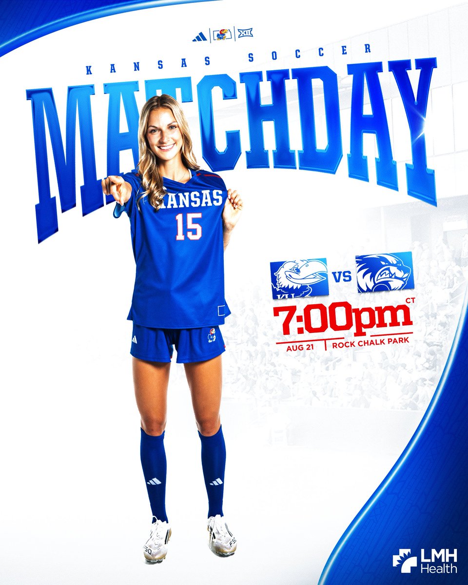 Game 3️⃣

🆚 Utah Valley 
📍 Rock Chalk Park
⏰ 7:00 p.m. CT
📺 ESPN+ 

#RockChalk