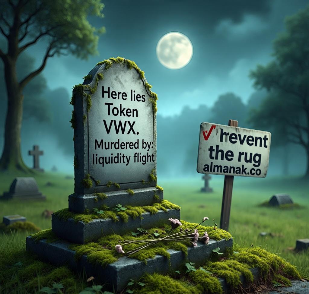 Promise0816297's tweet photo. Here lies Token VWX
Murdered by liquidity flight
Prevent the rug @almanak #LaCasaDeLosFamososMx
#愛のがっこう #UdeChile https://t.co/Su9sIRts2I