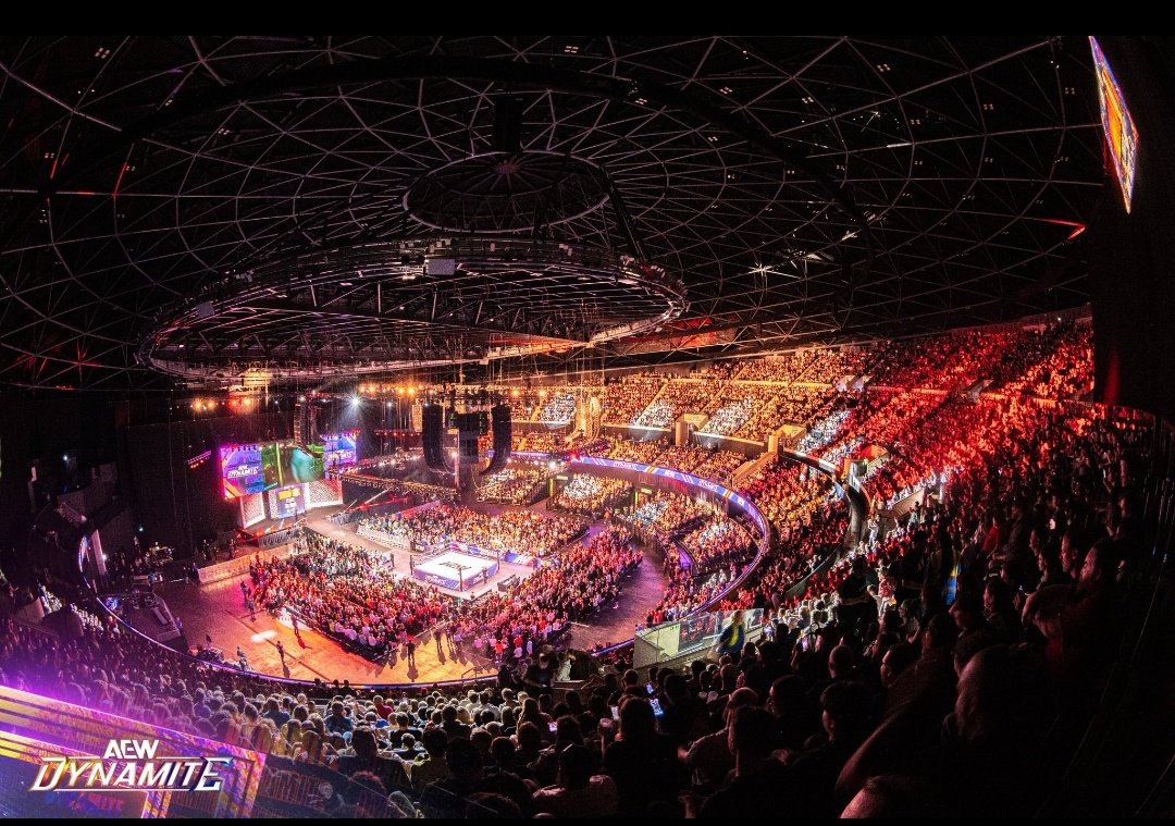 Wonderful views of a Lit episode of #AEWDynamite lastnight........