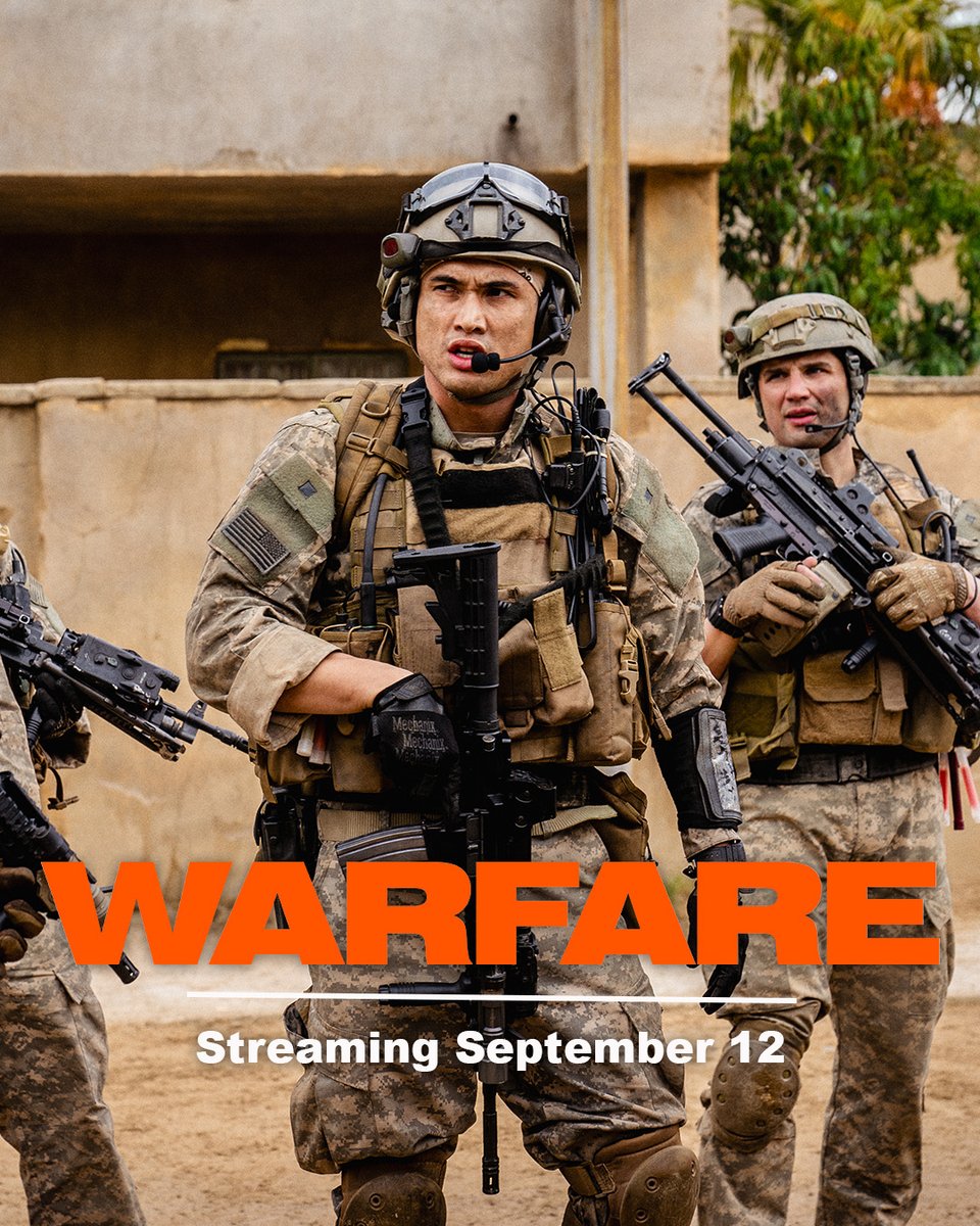 Everything is based on memory. 
New Movies. Fridays.

Warfare starts streaming exclusively on HBO Max September 12.