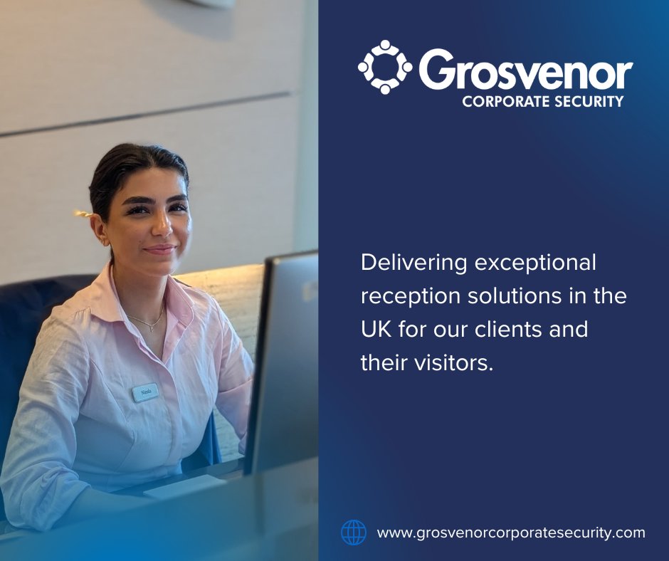 grosvenorsec's tweet photo. First impressions matter.
Our tailored Front of House solutions ensure your visitors feel welcome, supported, and impressed, every time.

For bespoke front of house solutions for your building, reach out to our team today 👉 https://t.co/CYoS6R8YTQ https://t.co/lN9qfhLl74