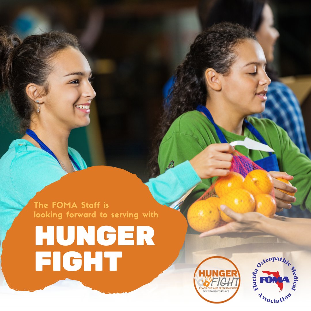 The FOMA staff and their families are excited to partner with Hunger Fight Tallahassee next weekend to end hunger and illiteracy for local children by providing meals and books to keep them well-fed and well-read!