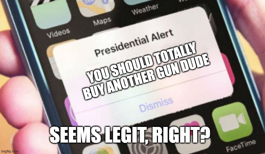 Straight from the White House...