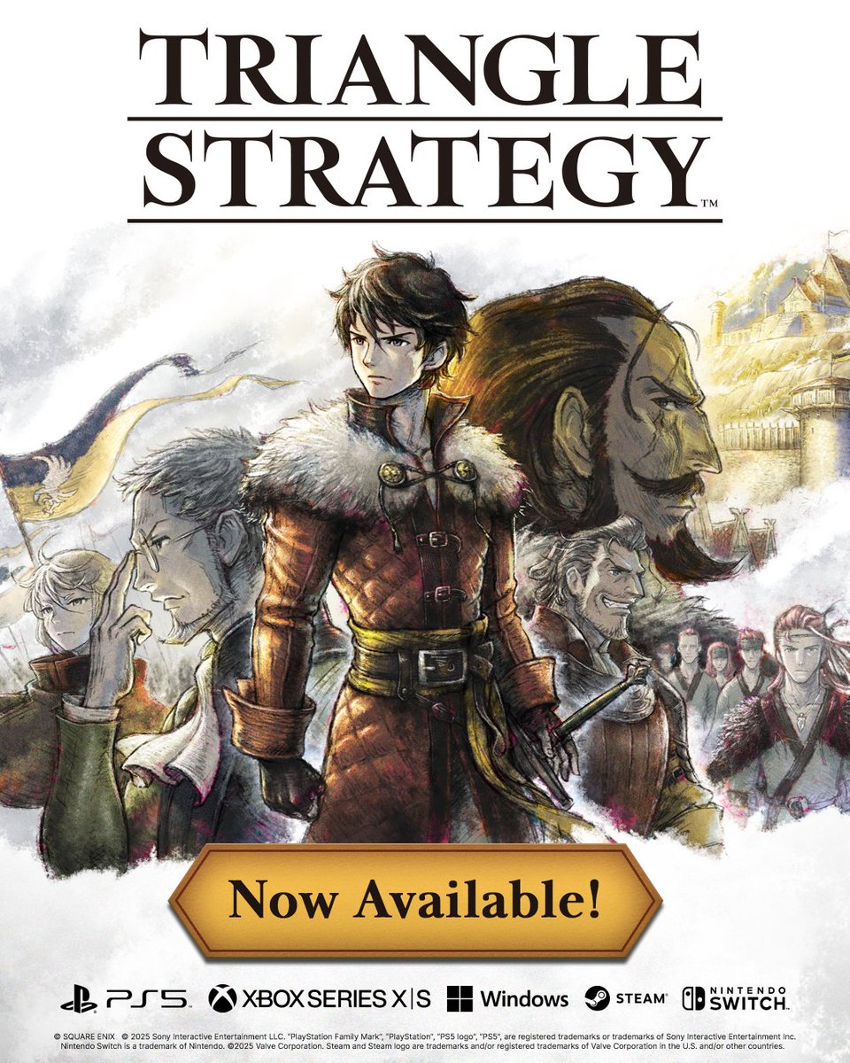 Triangle Strategy won't just require tactical thinking on the battlefield, but strategic decision making with leaders of other nations.

Enjoy a 30% launch discount for a limited time on PlayStation 5 (for PS Plus members), Xbox Series X|S, and Microsoft Store.