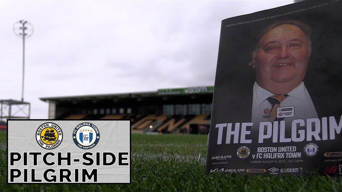 Pitch-Side Pilgrim - Boston United Vs. Halifax Town:
youtu.be/pvyOdqBDlaY?si…