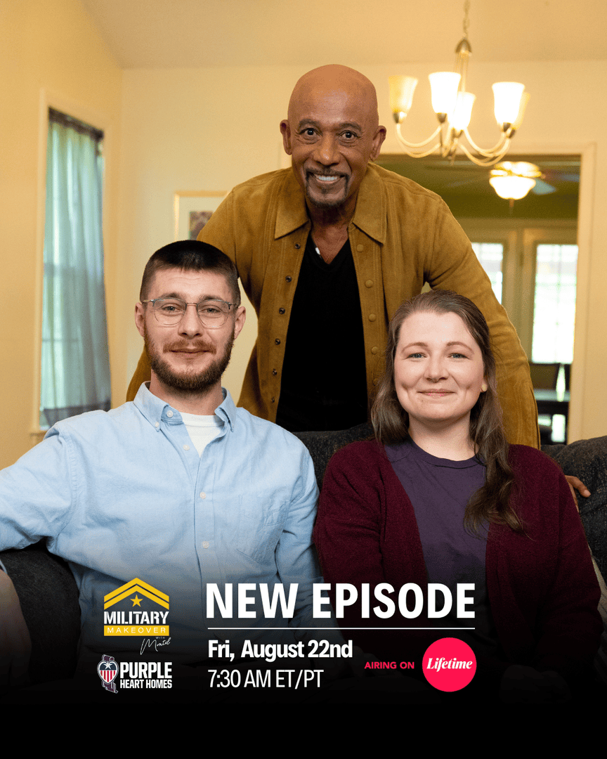 MilitaryMkover's tweet photo. Over 10 days, volunteers from the community will lend a hand to give back to this USMC Veteran family with a full home renovation.

📺 TUNE IN Friday, August 22nd @ 7:30 AM ET/PT on Lifetime!

💜 @PHH_USA.  

#MilitaryMakeover #MMReeves #Military #Veteran https://t.co/sBysGtWB1k